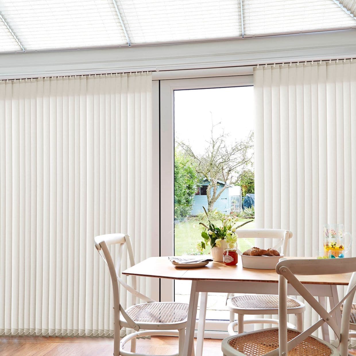 Canterbury Cream Conservatory Vertical Blind