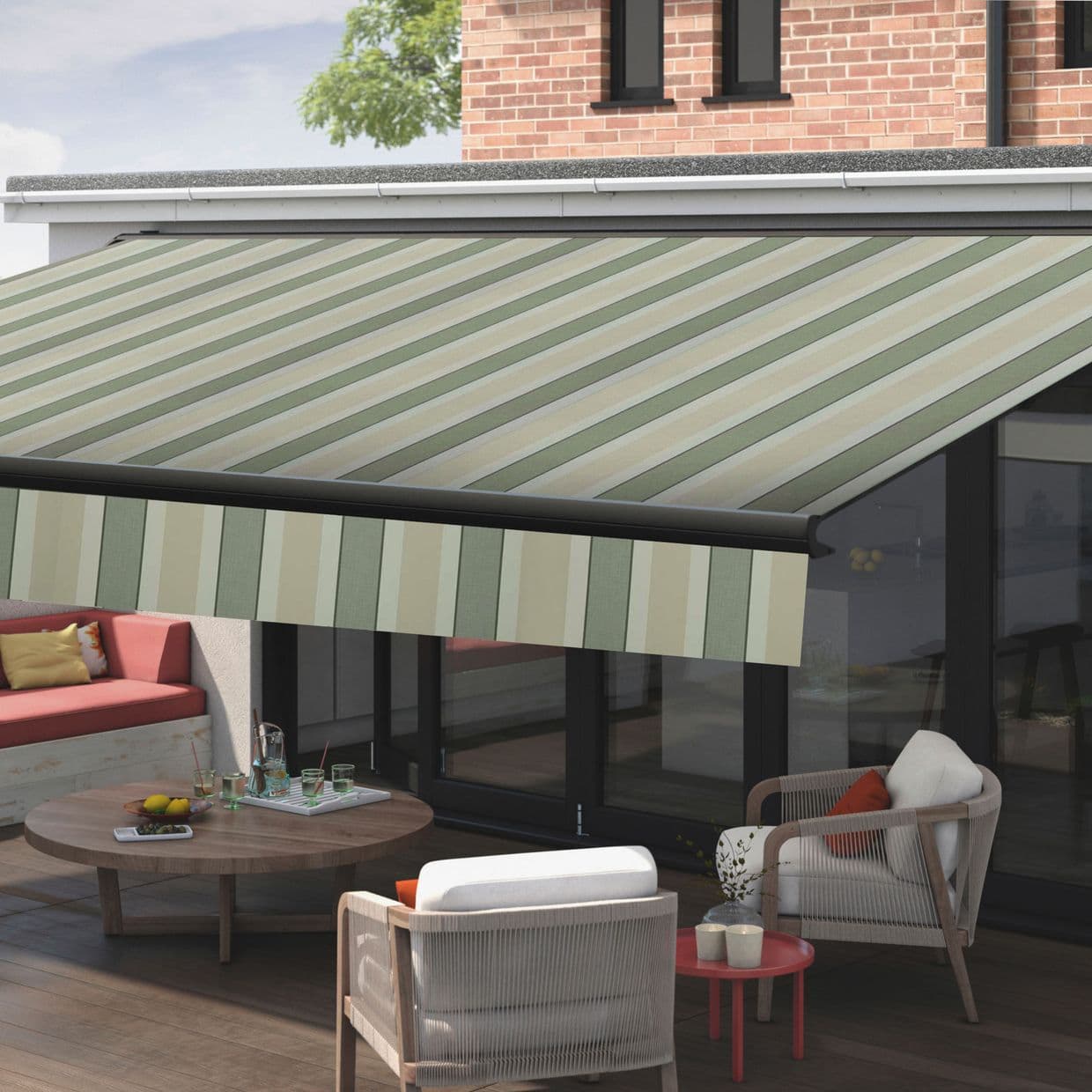 Hardelot Green Awning
