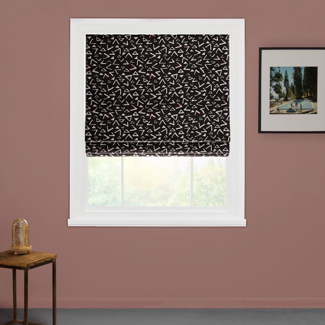 Vapour Obsidian Roman Blind