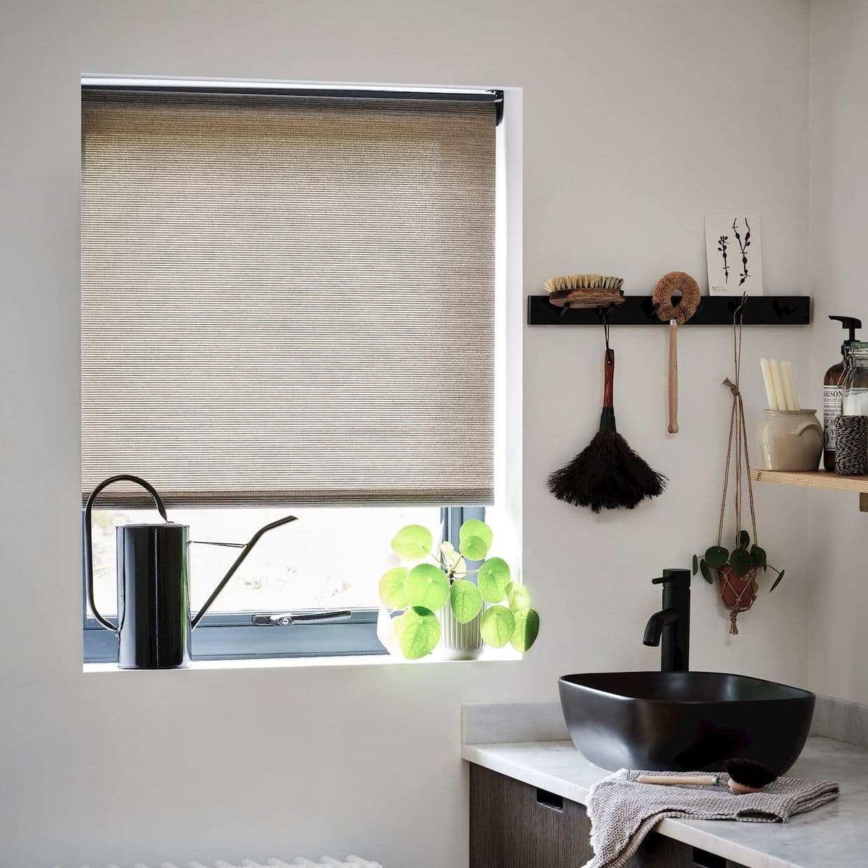 Hickory Sand Roller Blind