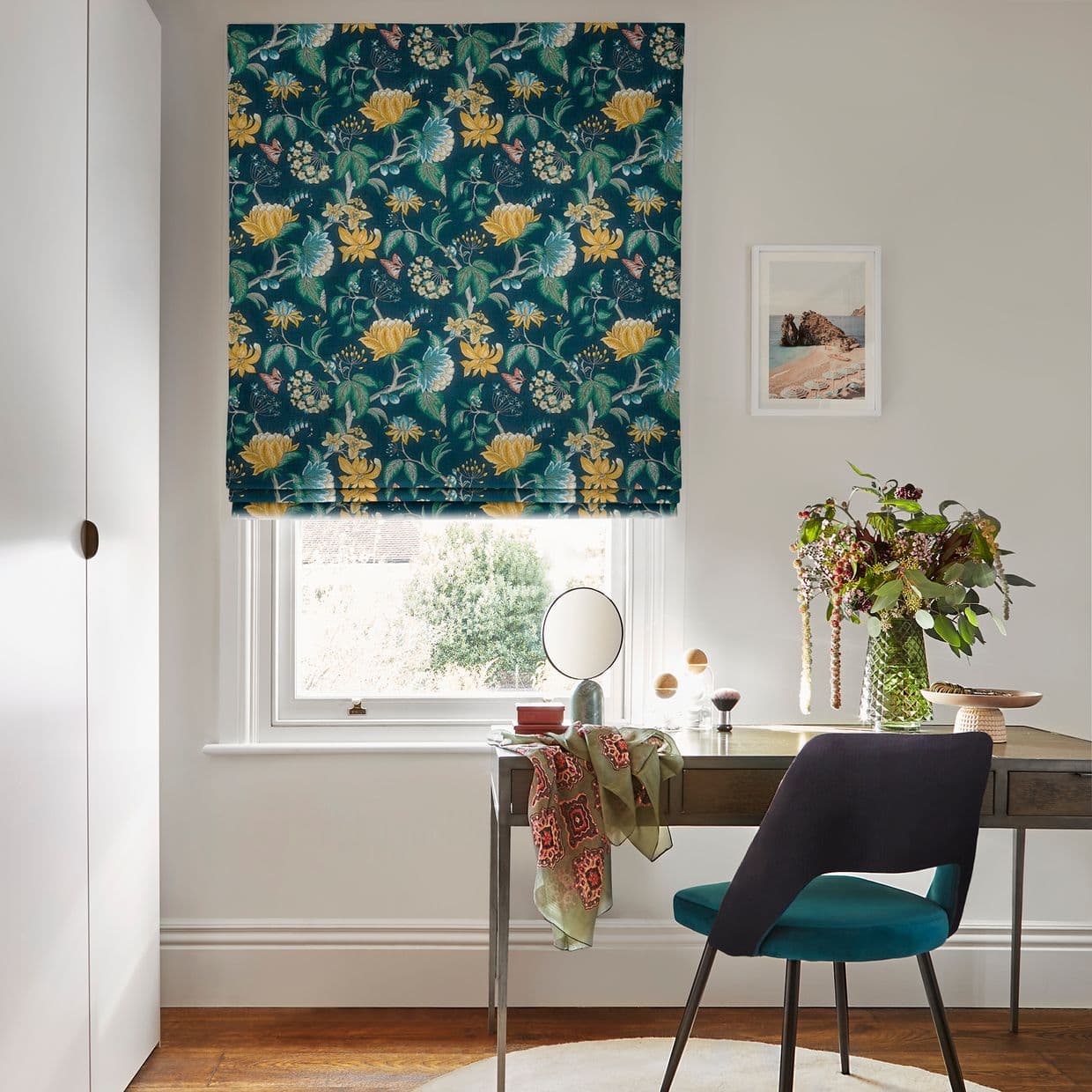 Manisha Forest Roman Blind