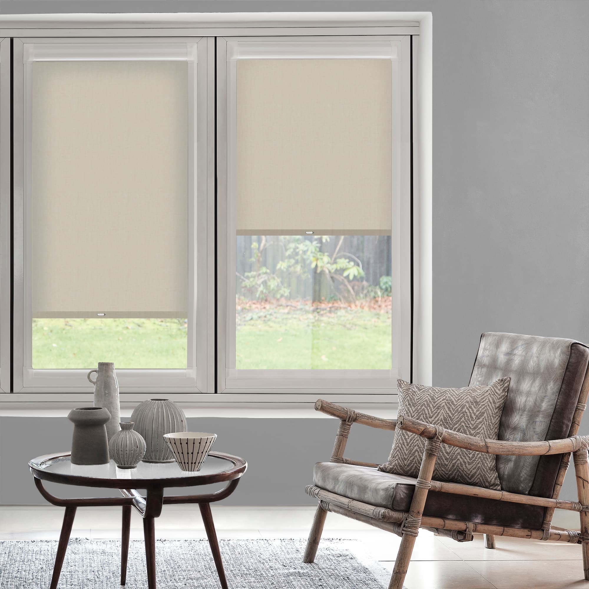 Amara Beige Perfect Fit Roller blind
