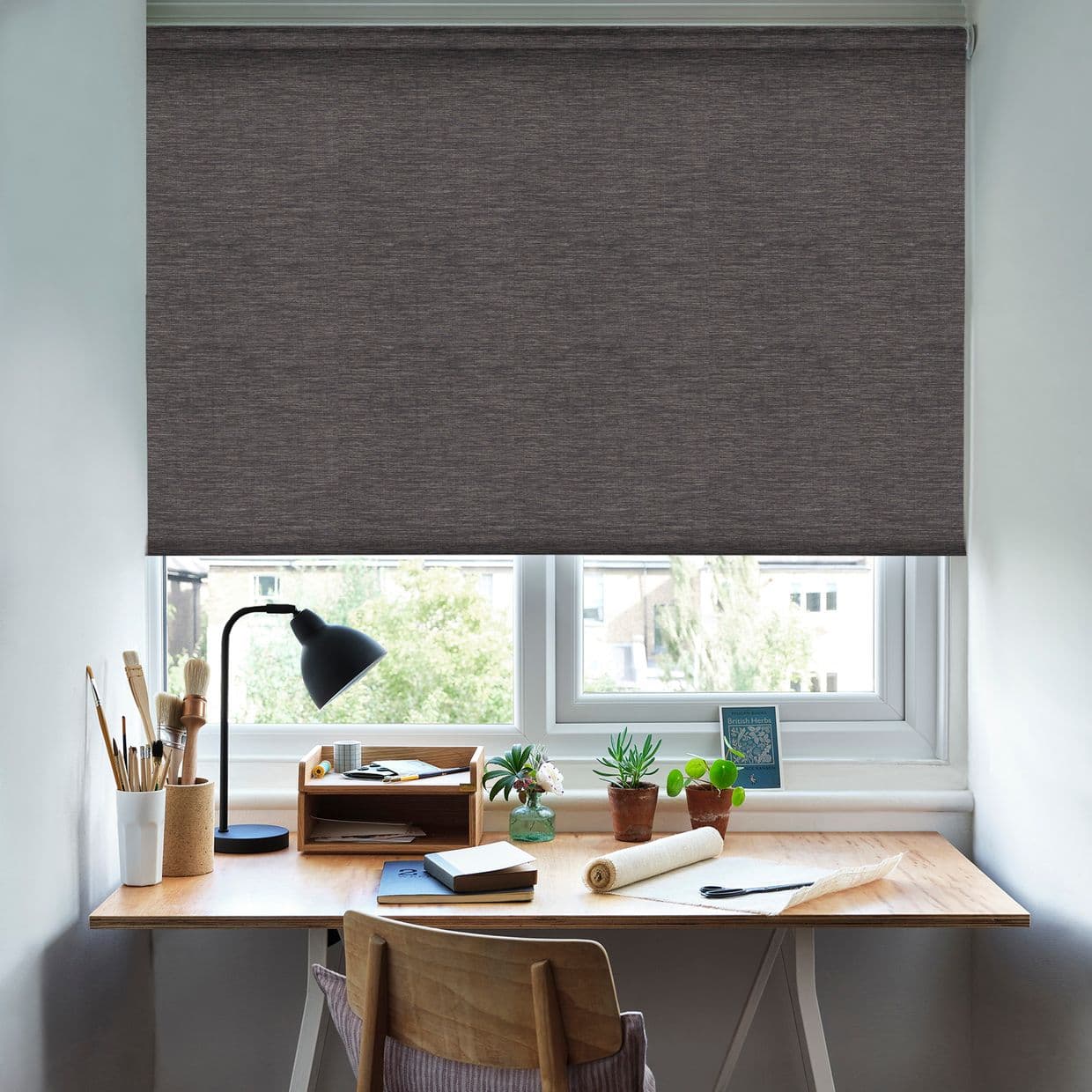 Hayden Blackout Graphite Roller Blind