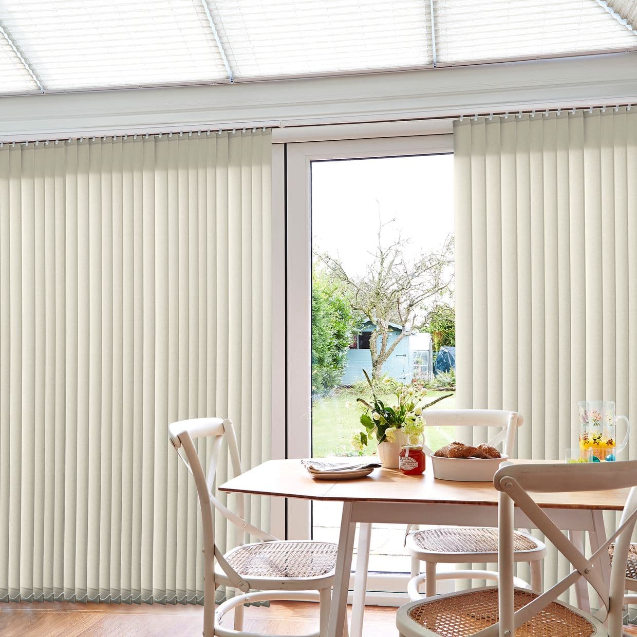 Fleck Seashell Conservatory Vertical Blind