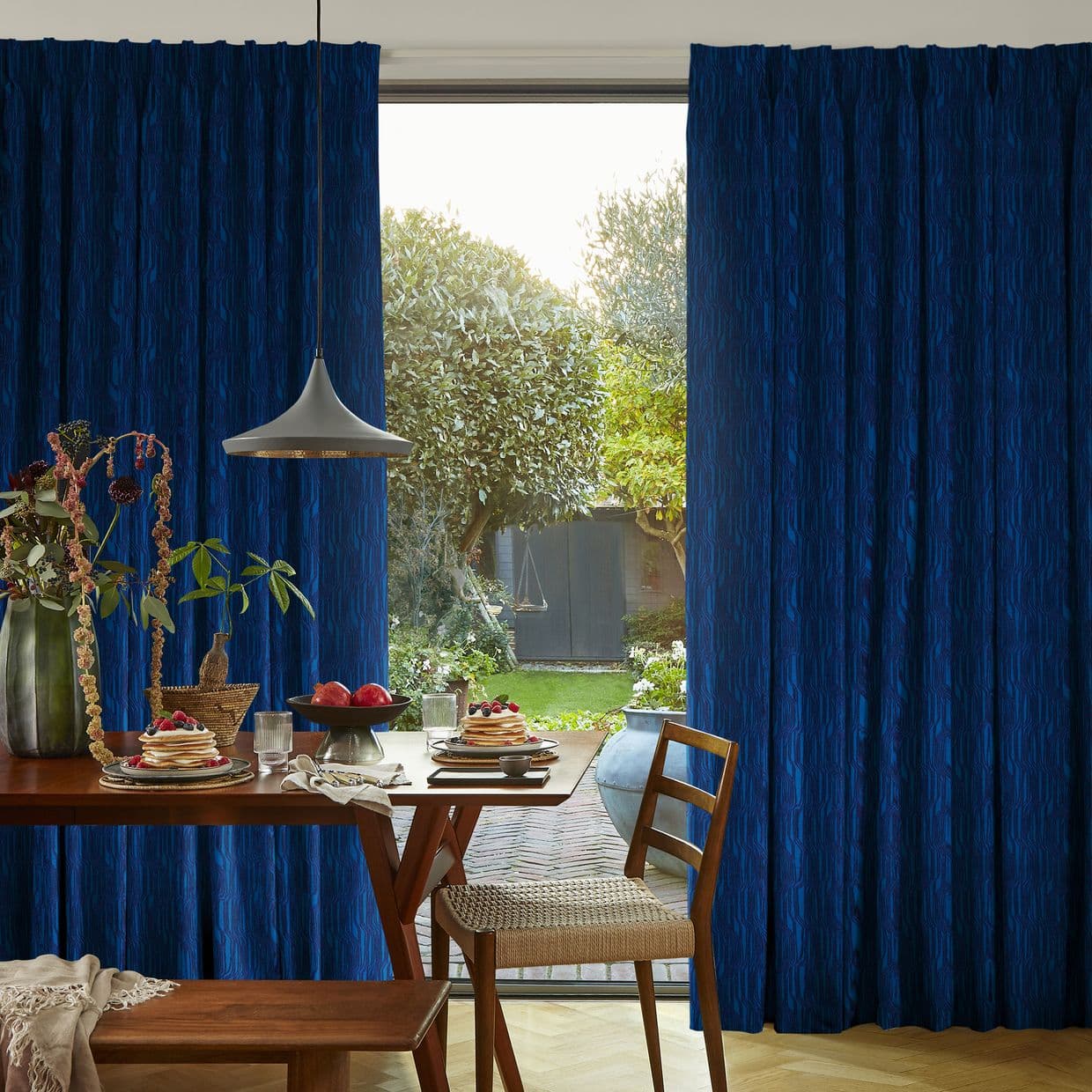 Maud Indigo Curtain