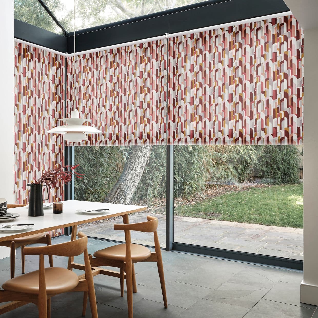 Bauhaus Mauve Conservatory Roller blind