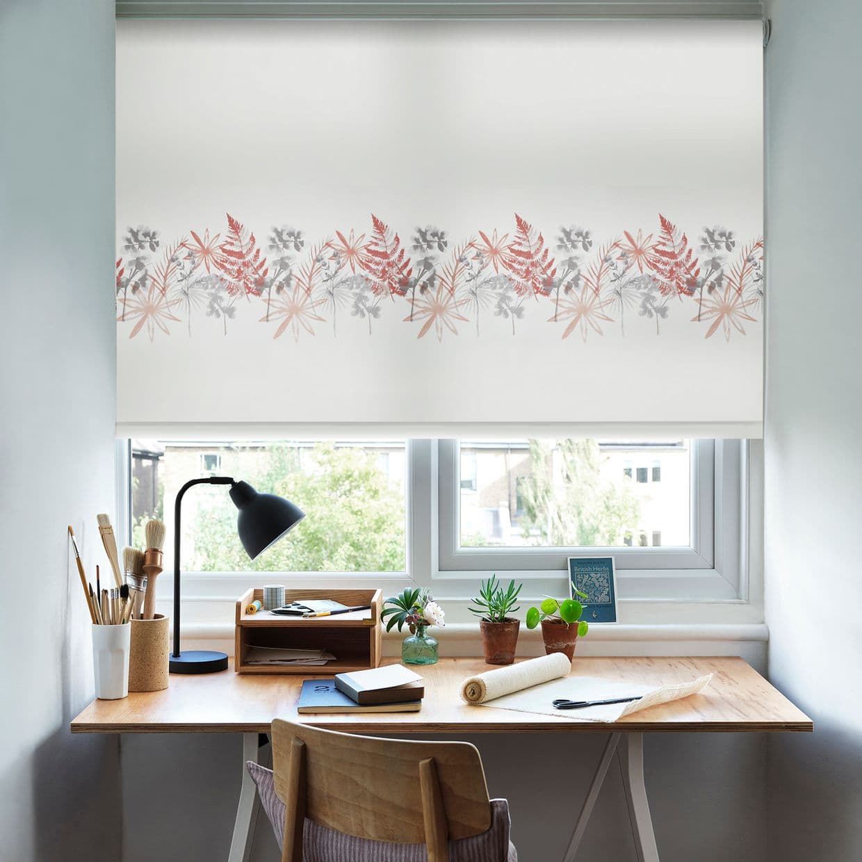 Eden Scarlet Roller Blind