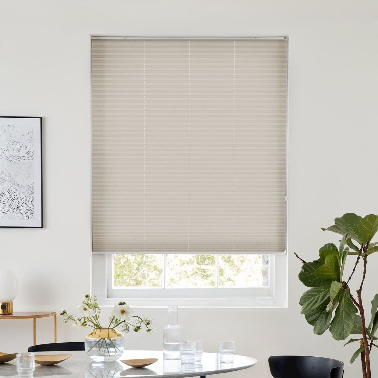 Relife Linen Pleated Blind