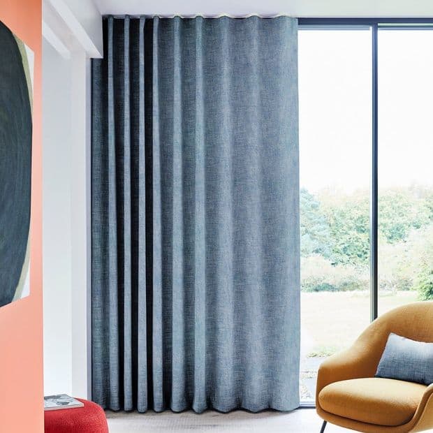 Bailey Stone Blue Curtain