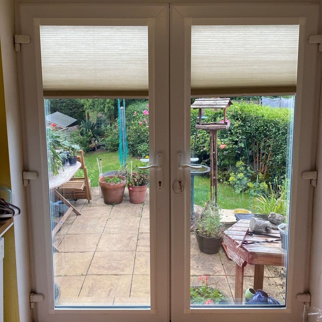 Alayna Ivory Perfect fit Pleated blind