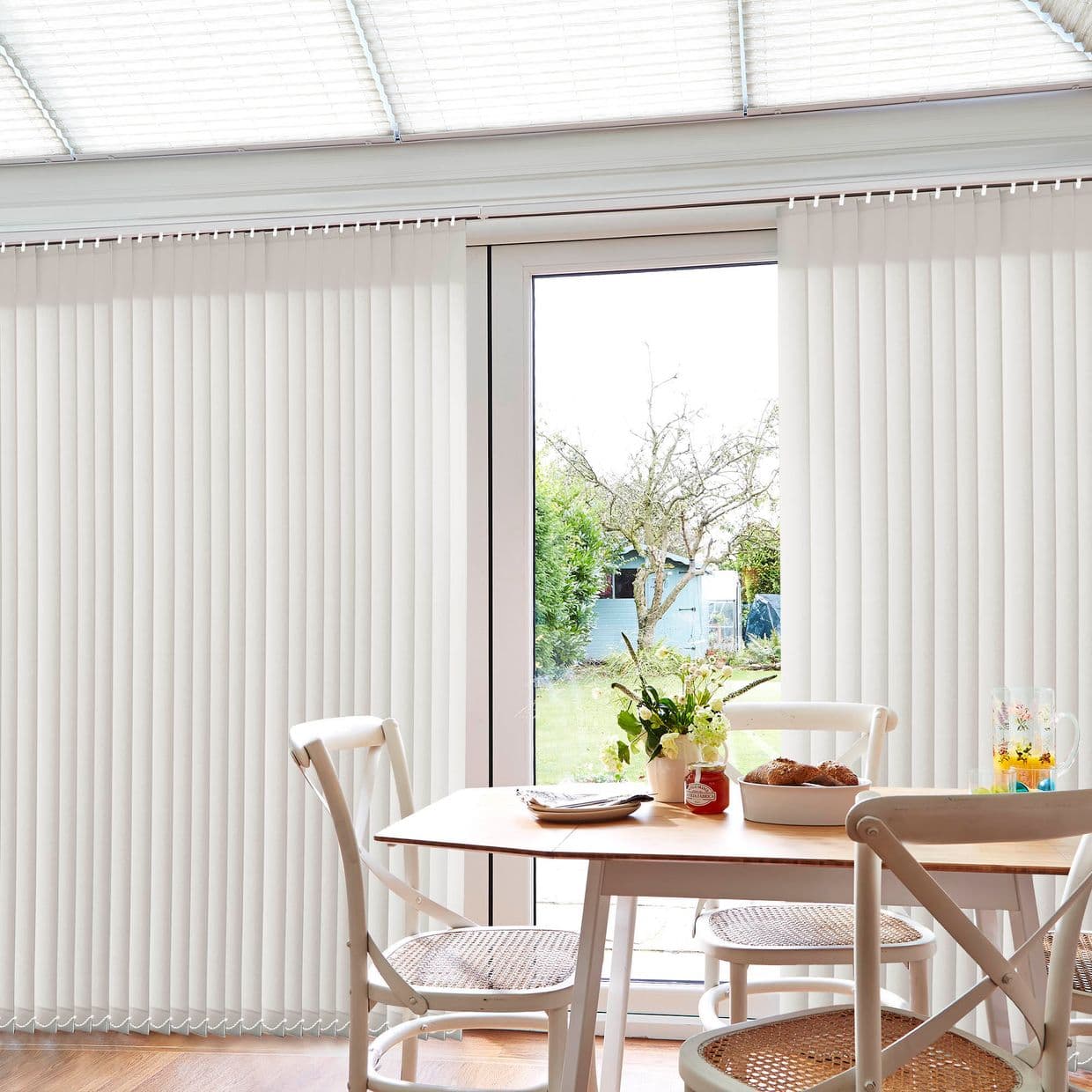 Acacia Ice Conservatory Vertical Blind