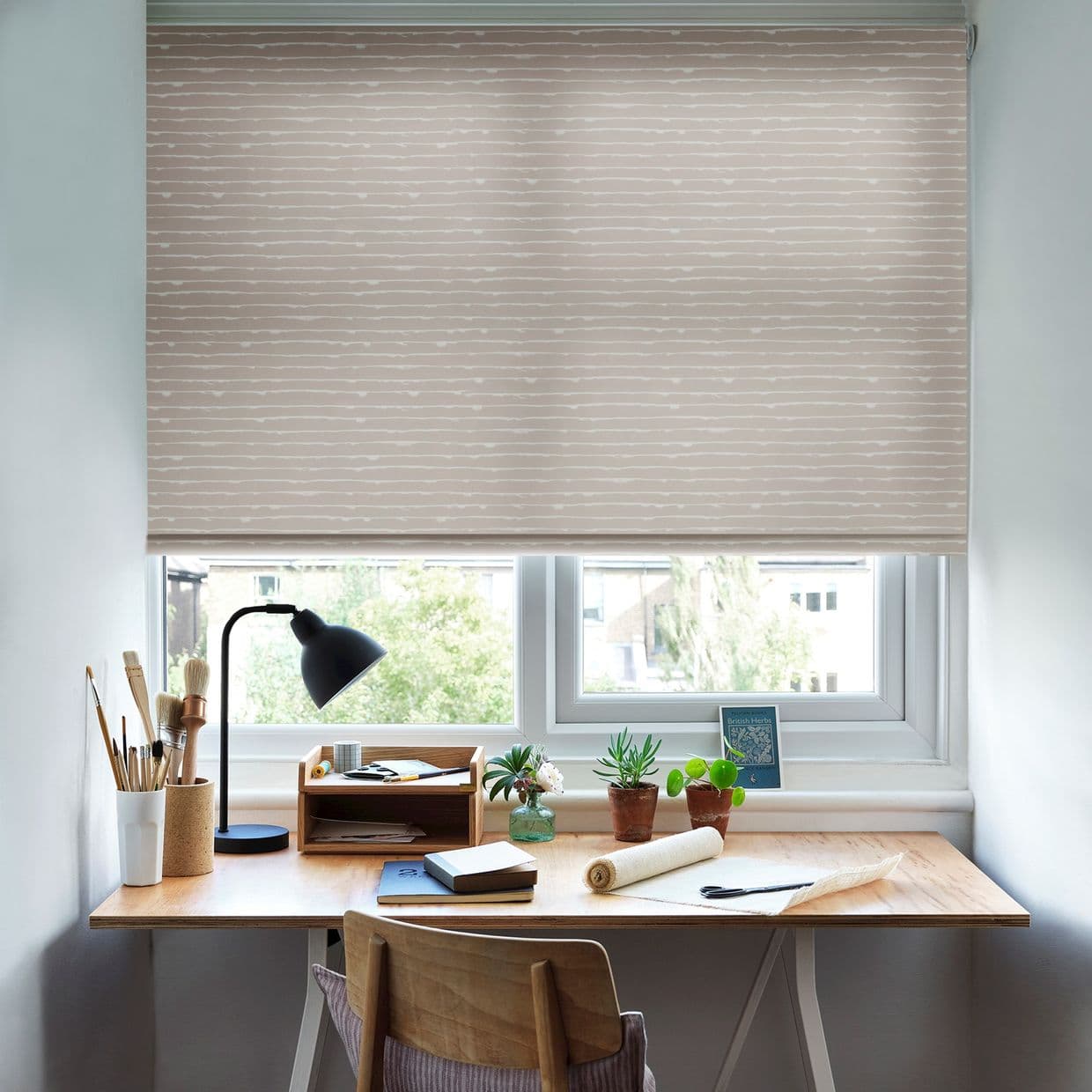 Shore Cerulean Roller Blind
