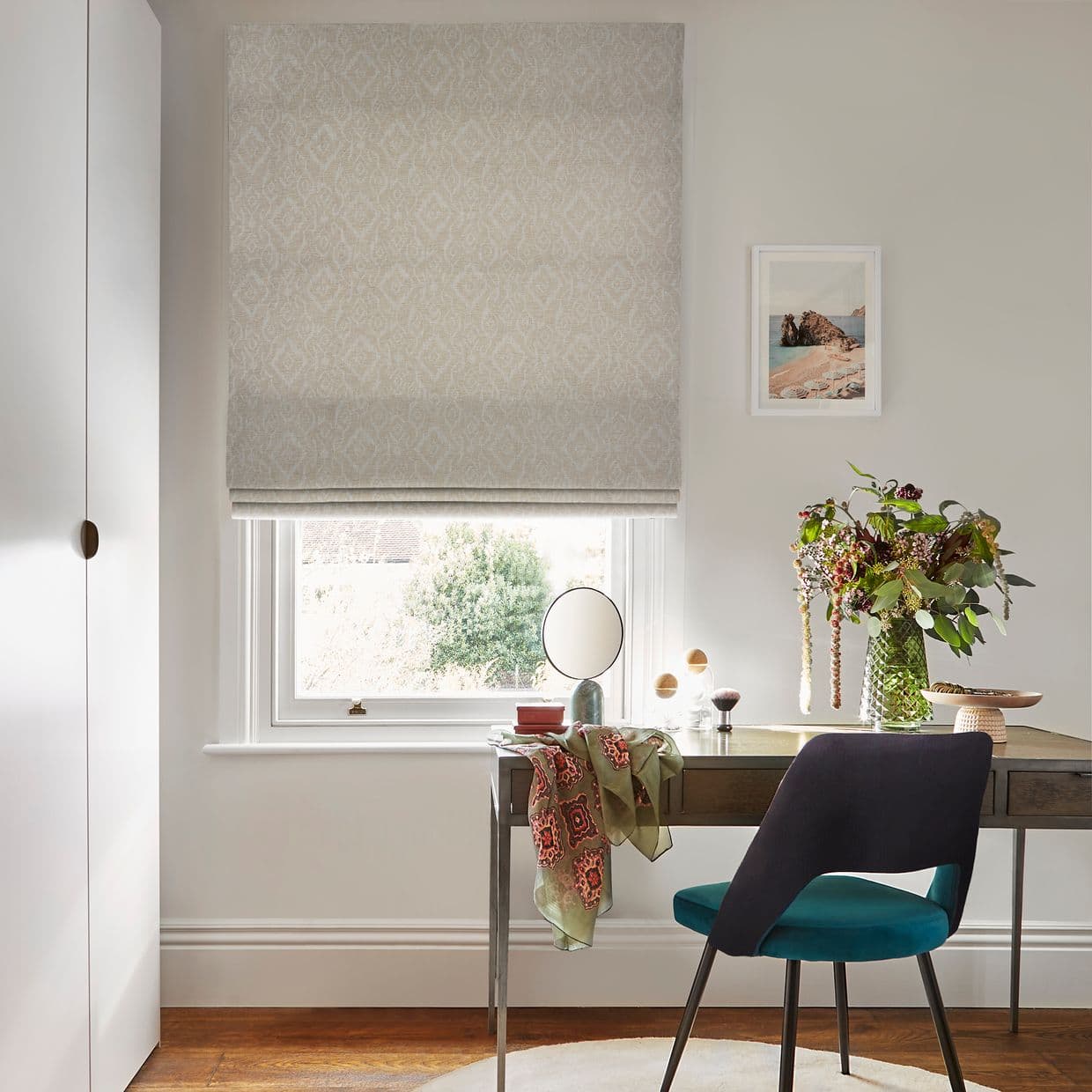 Prisha Linen Roman blind