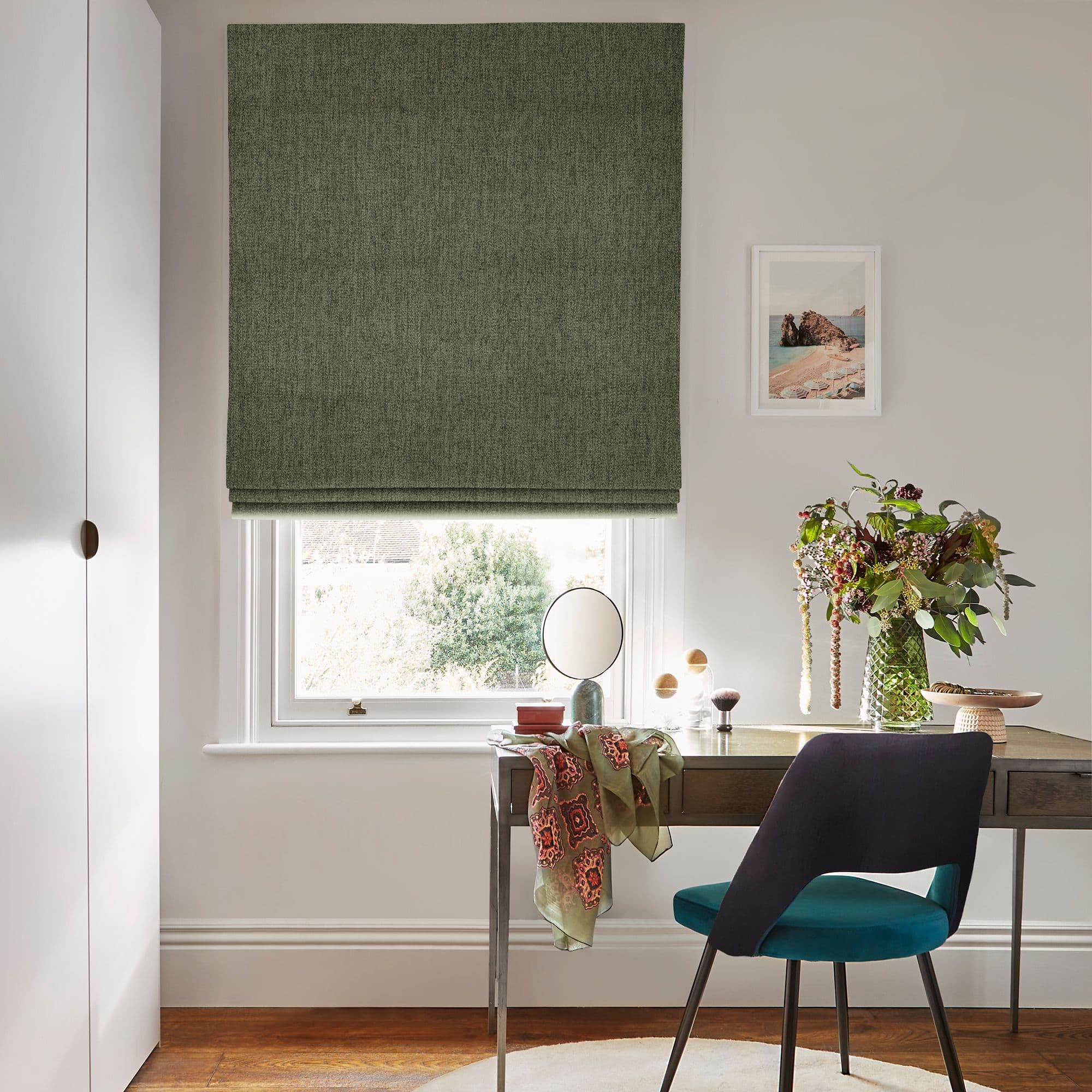 Talbot Moss Roman Blind
