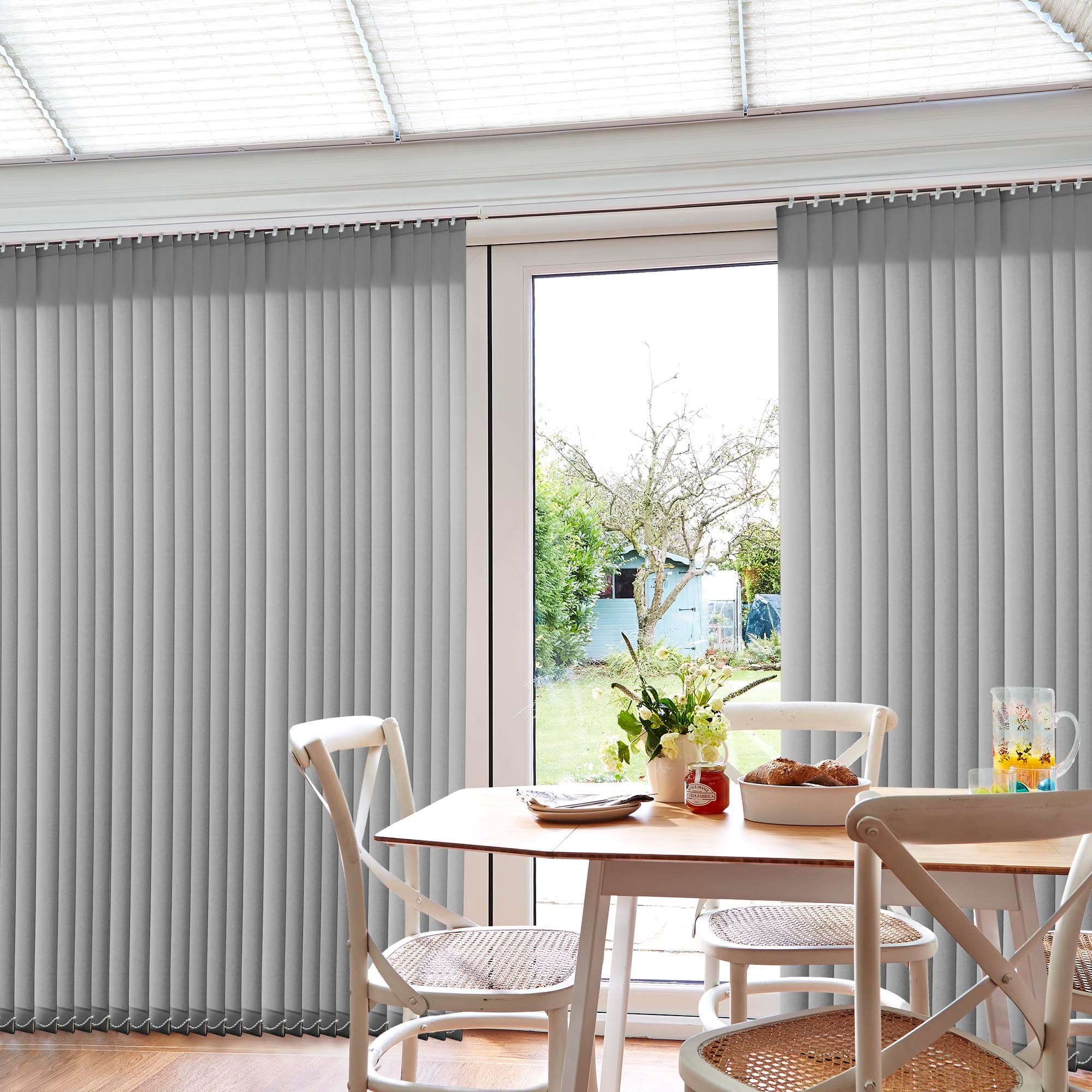 Reber Silver Conservatory Vertical Blind