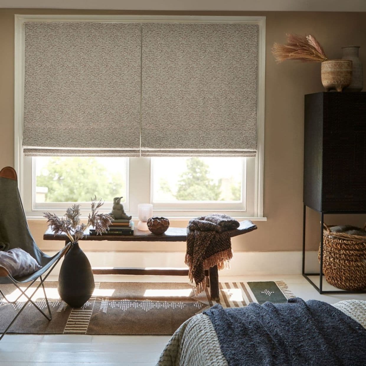 Nola Camo Roman Blind