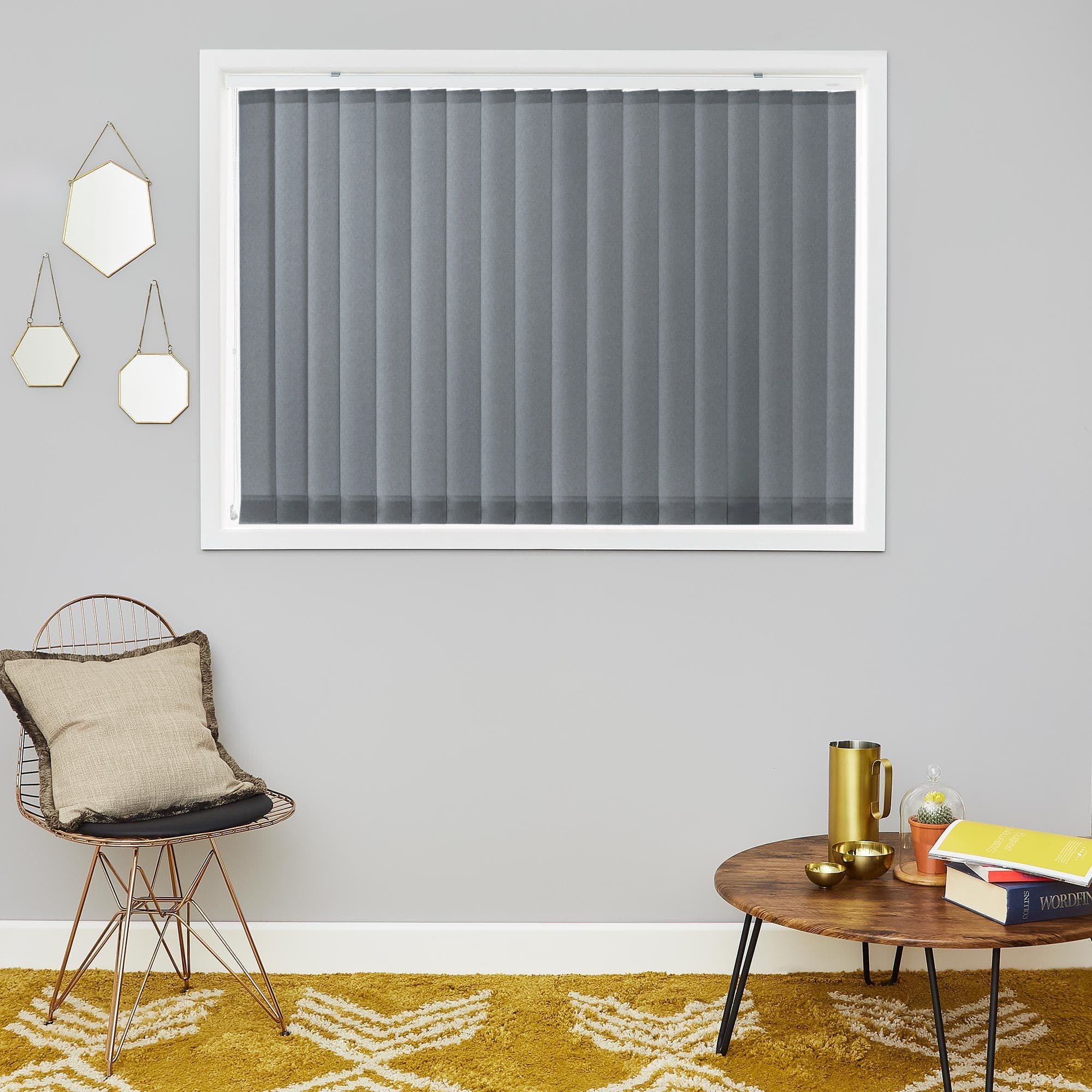 Reber Grey Vertical Blind