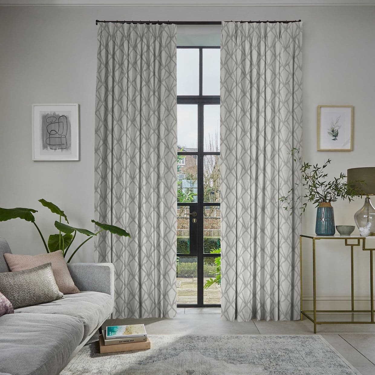 Dimension Pewter Curtain