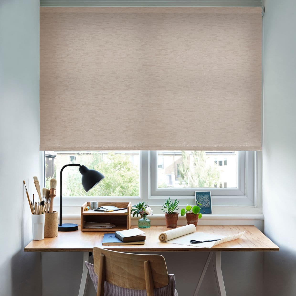 Norfolk Taupe Roller Blind