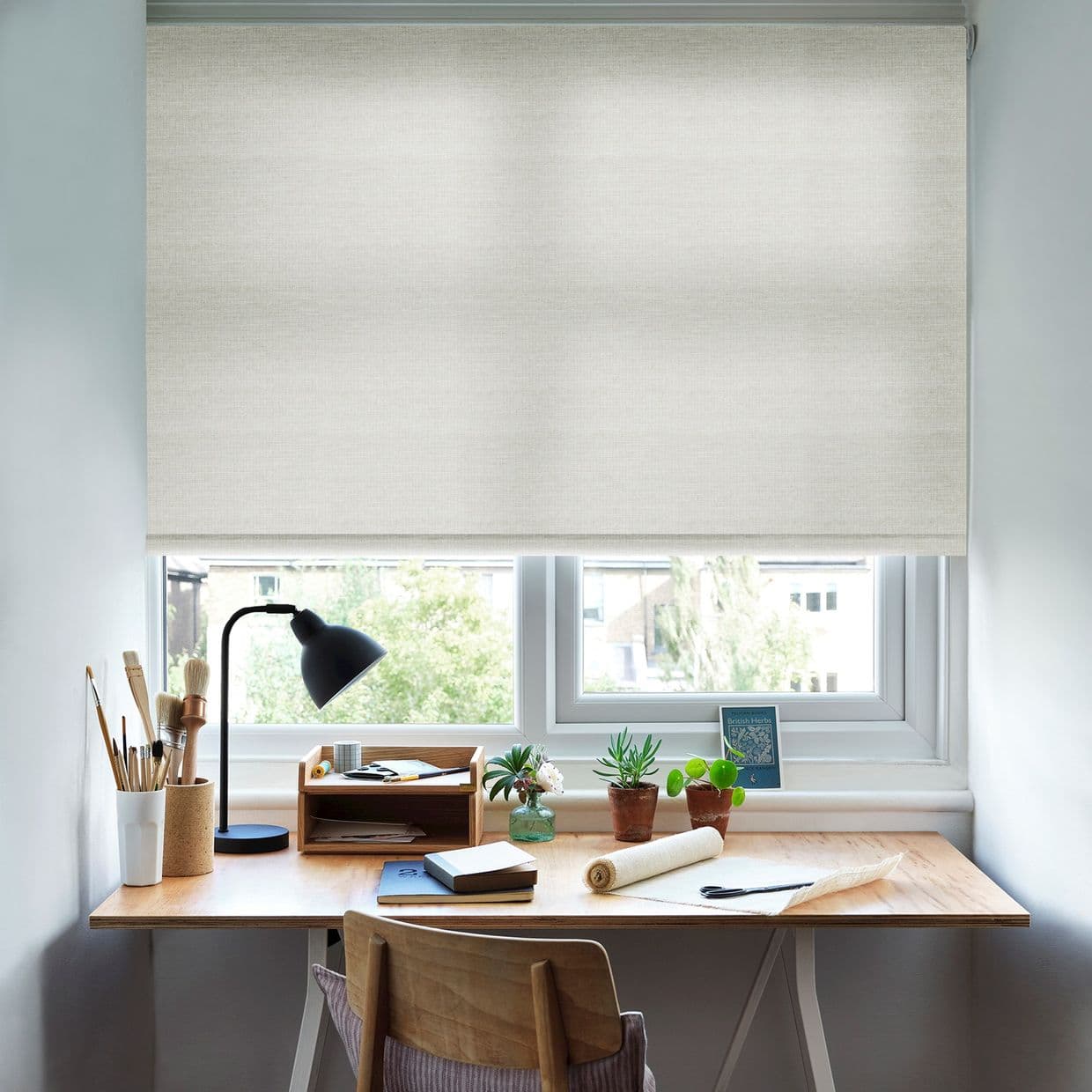 Macrame Ecru Roller Blind
