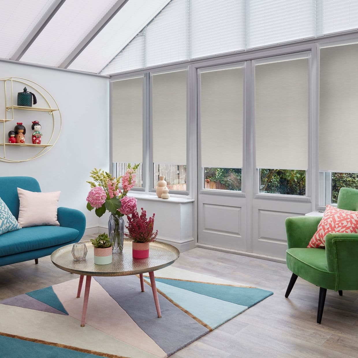 Hayden Blackout Juniper Conservatory Roller blind