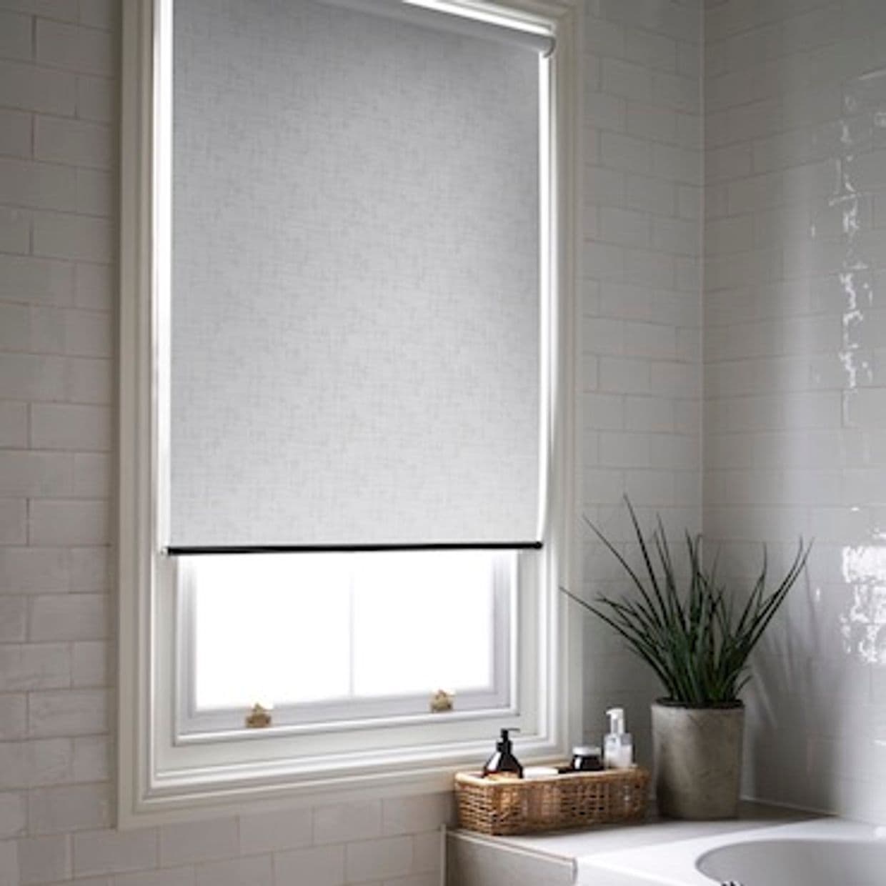 Skater Blackout White Roller Blind
