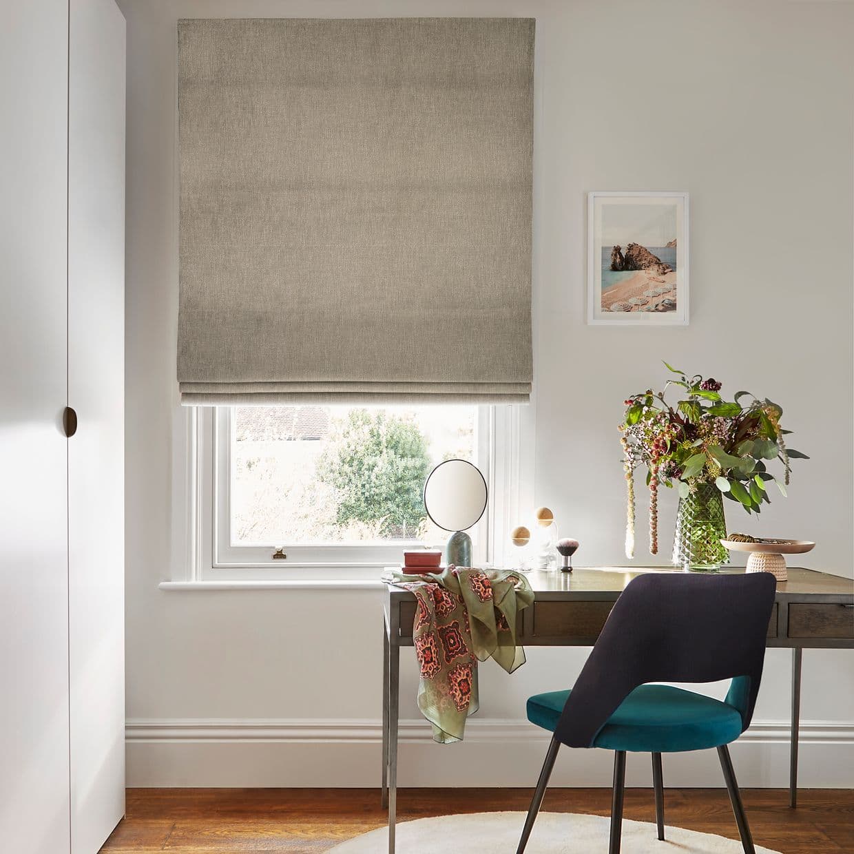 Boheme Hemp Roman blind