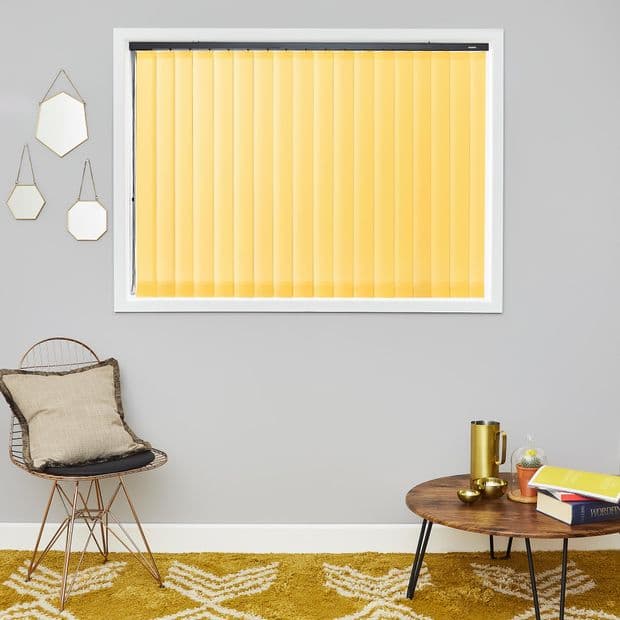 Acacia Buttercup Vertical Blind