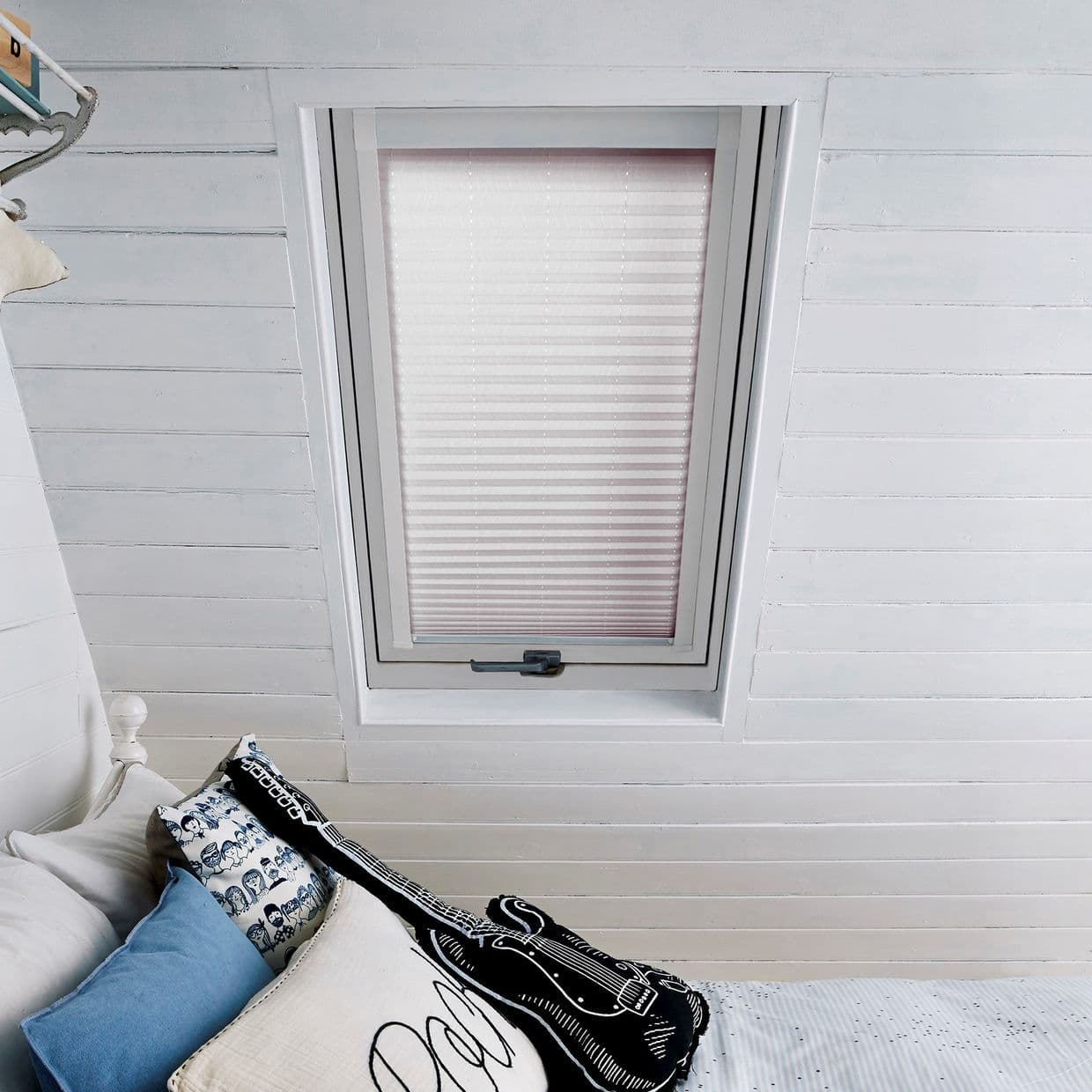 Revolve White Skylight Pleated Blind