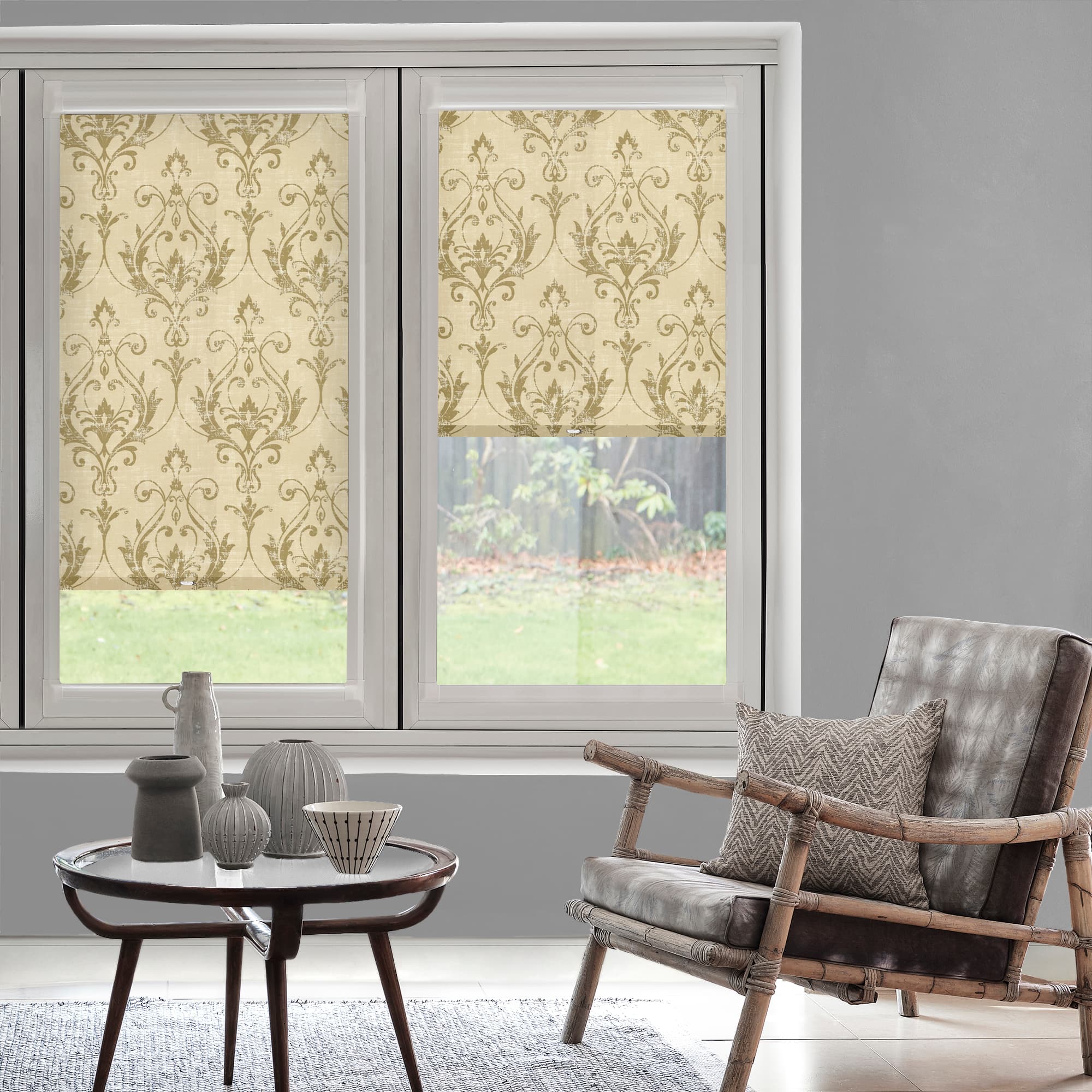 Vallis Champagne Roller blind