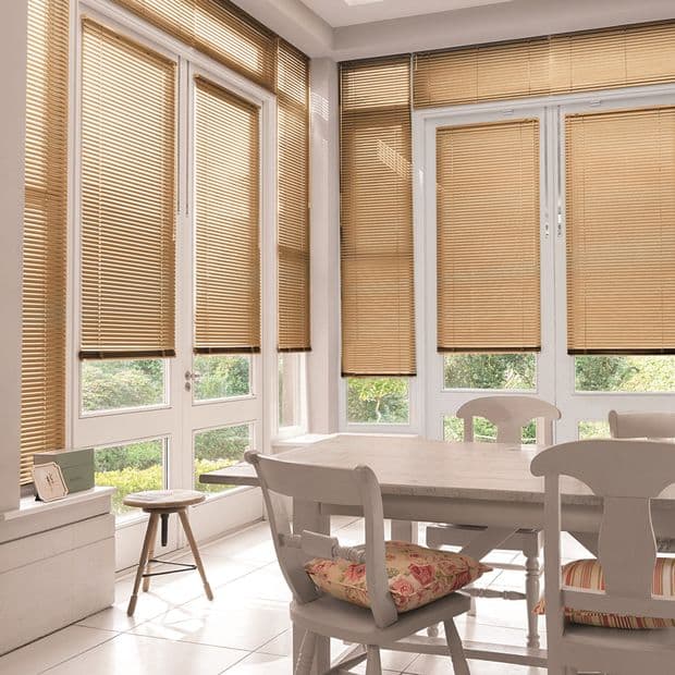 Aluwood Chestnut Conservatory Venetian blind