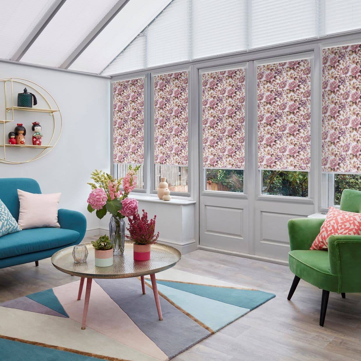 Evelyn Quartz Conservatory Roller blind