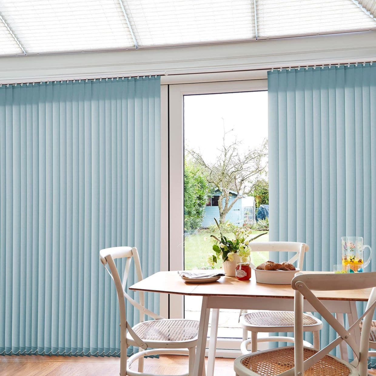 Sherbourne Blue Conservatory Vertical Blind