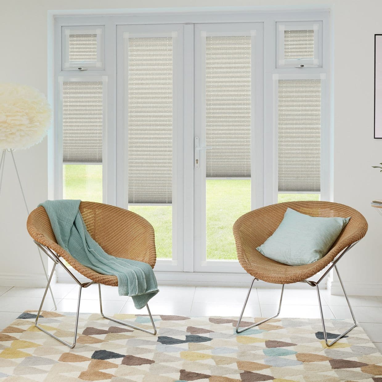 Thermashade Natural Texture Perfect fit Pleated blind