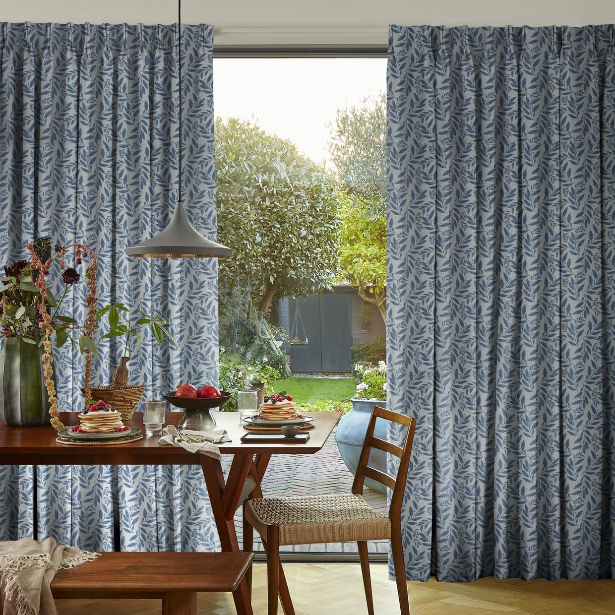 Folia Blue Curtain
