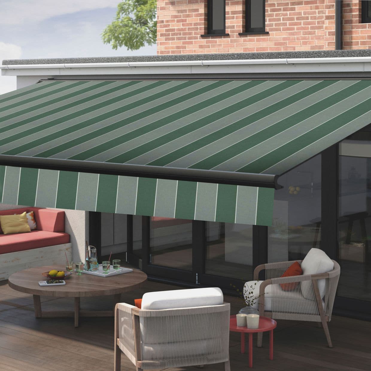 Sienne Green Awning