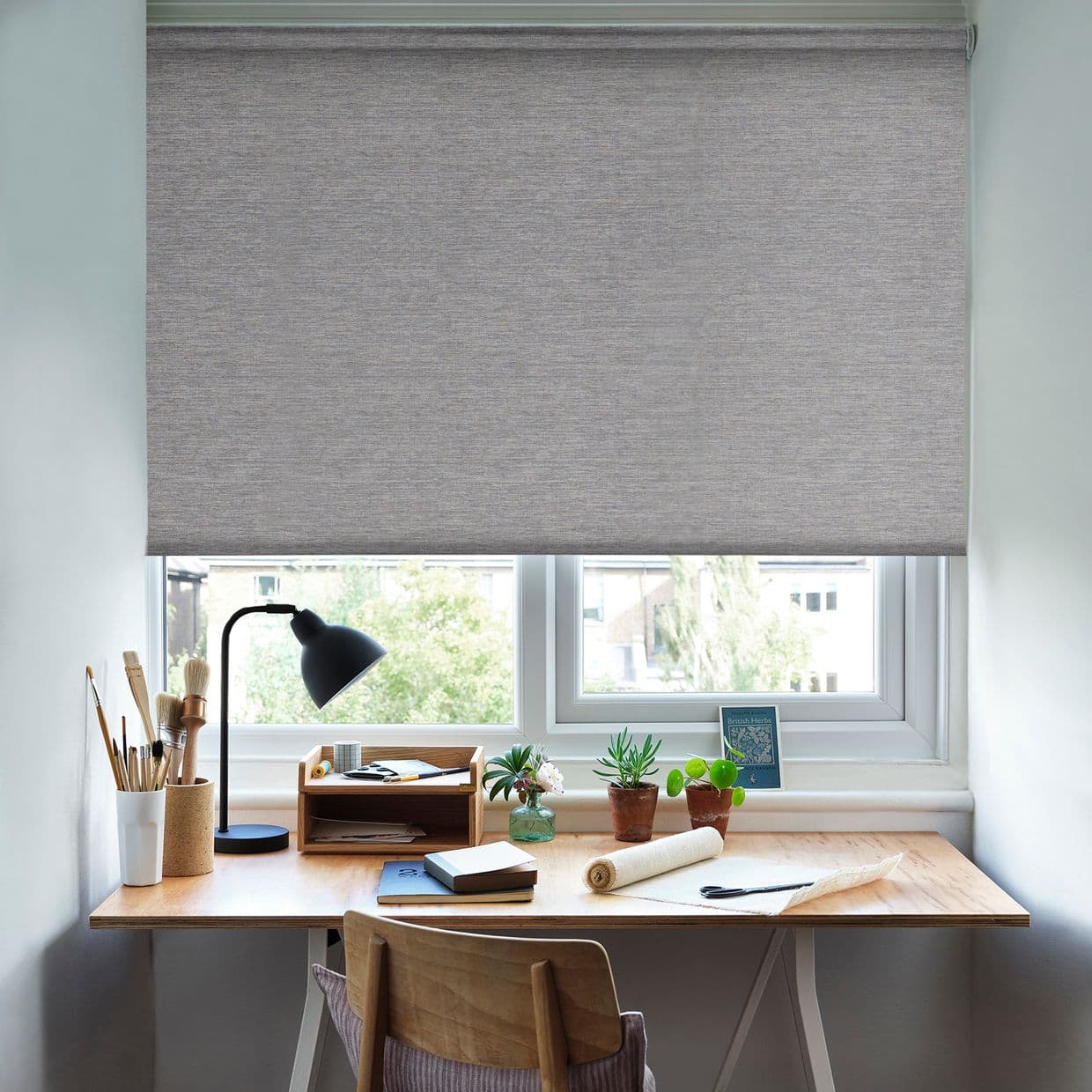 Coco Graphite Roller Blind