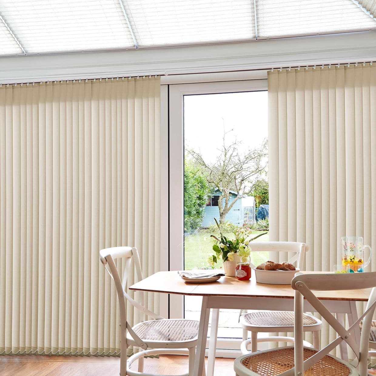Fleck Wholemeal Conservatory Vertical Blind