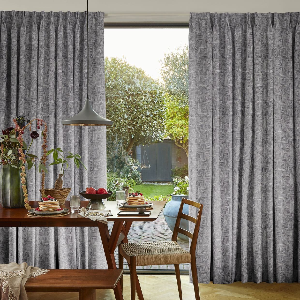 Gilmore Gray Ridge Curtain