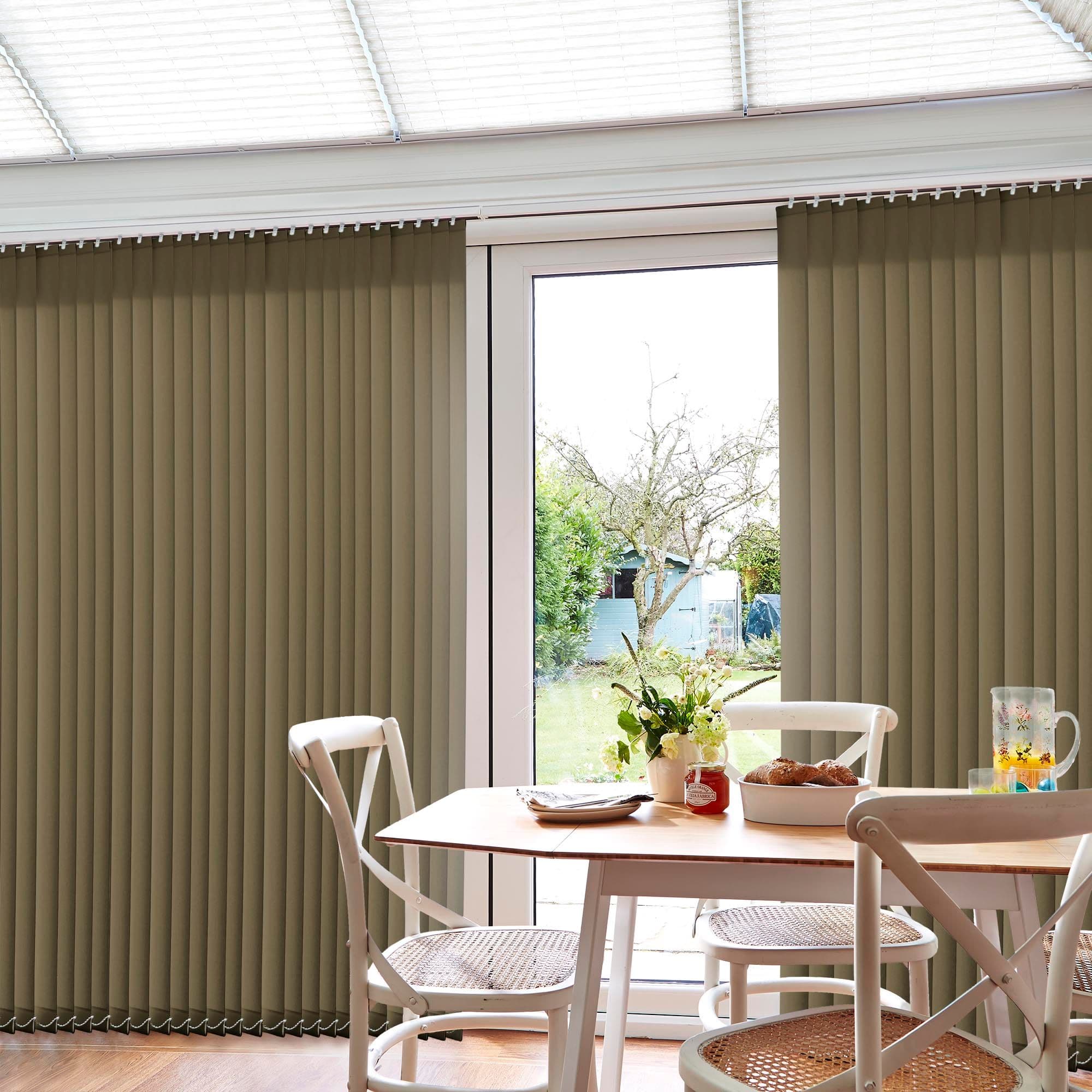 Reber Taupe Conservatory Vertical Blind