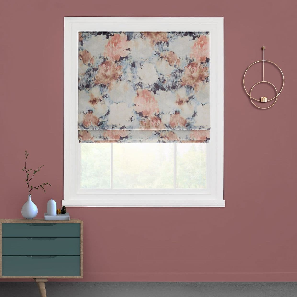 Aurora Moonlight Roman blind