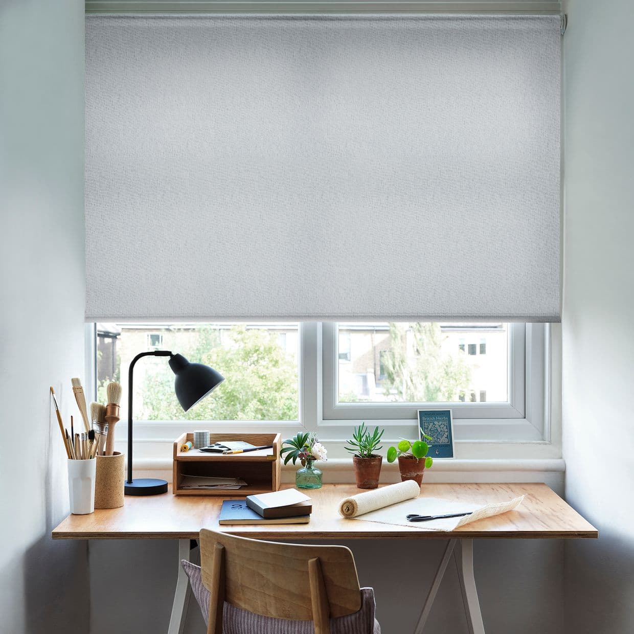 Minnie Grey Roller Blind