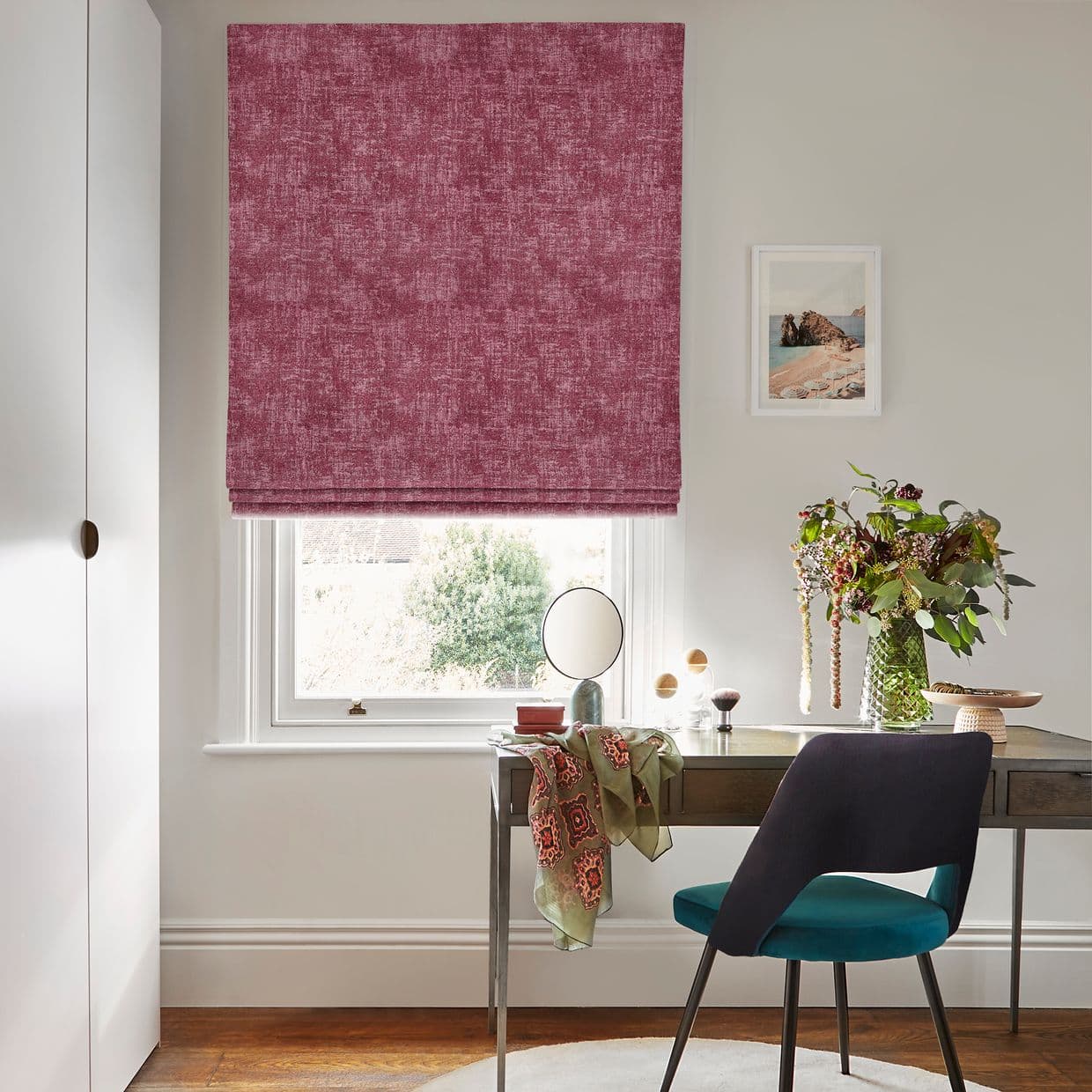 Dusk Nightshade Roman blind