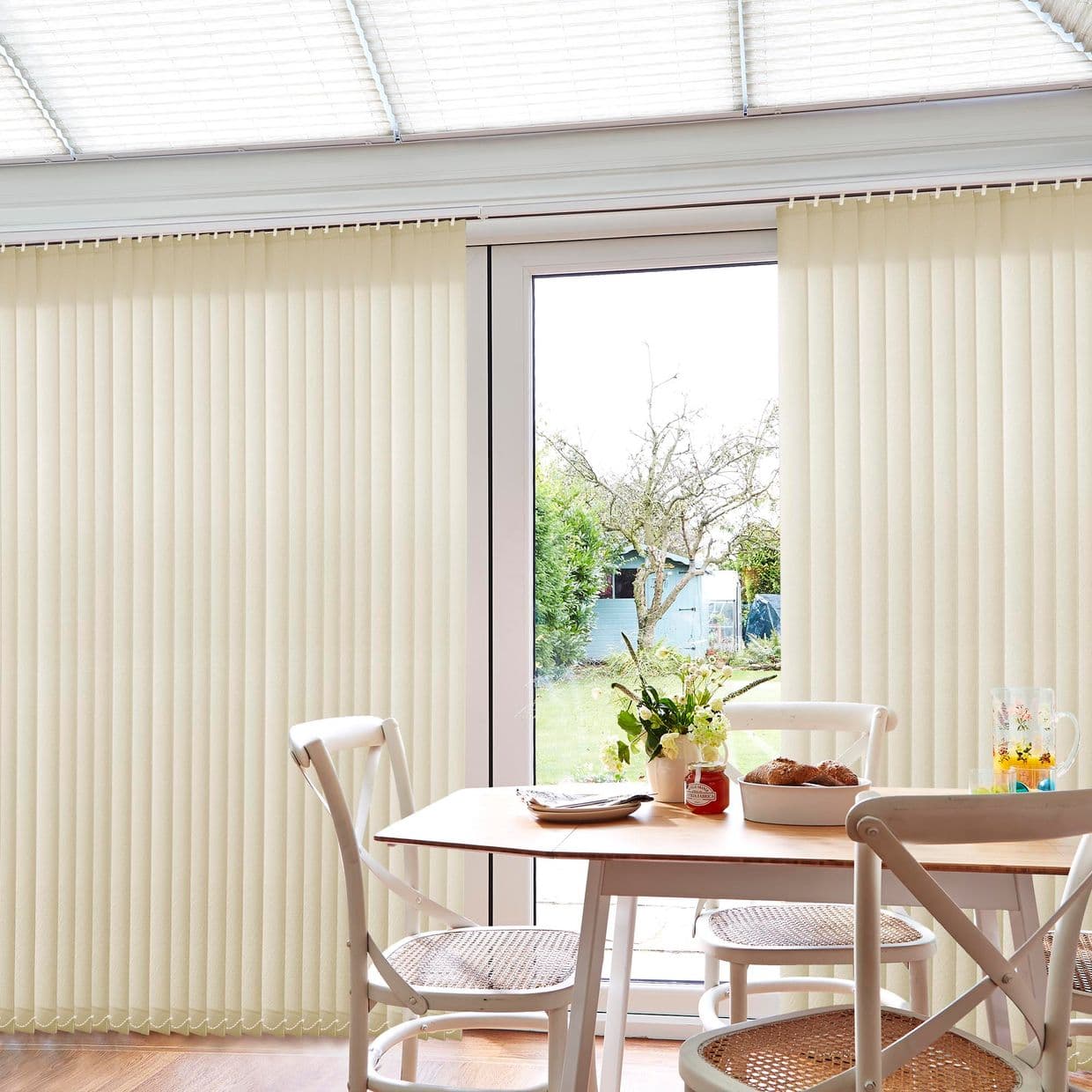 Florence Beige Conservatory Vertical Blind