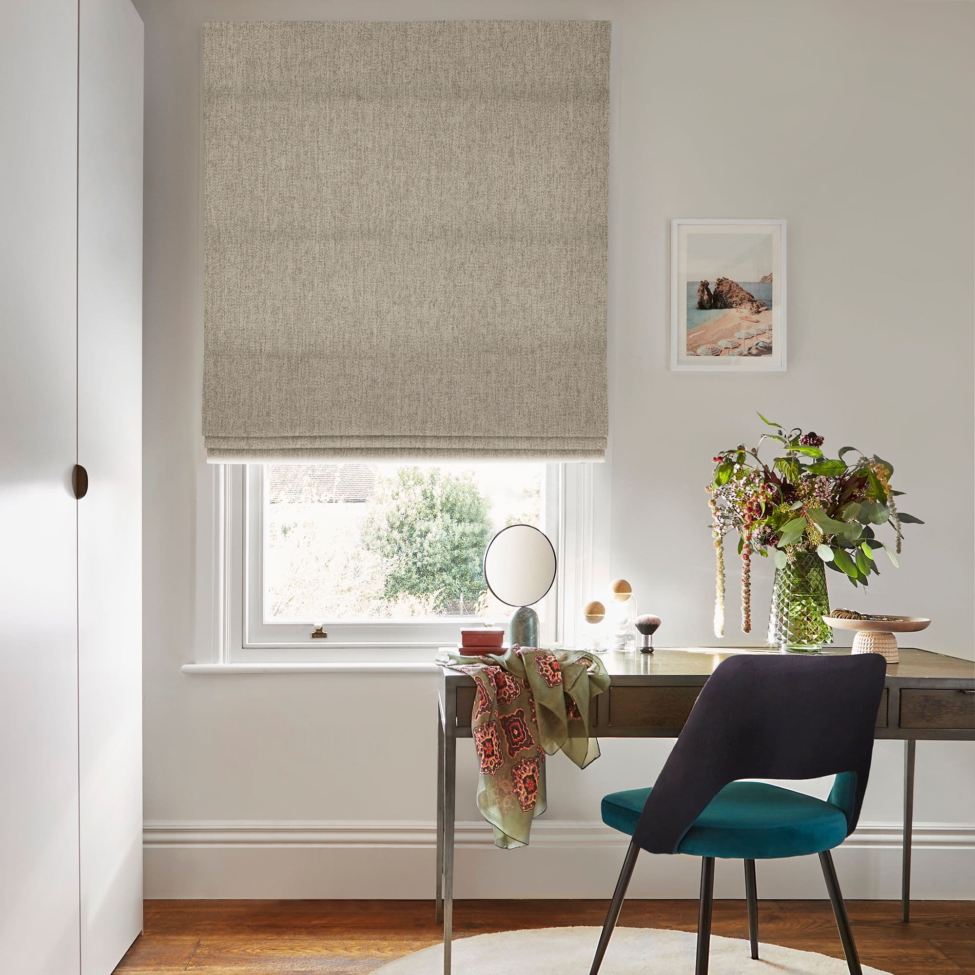 Talbot Cream Roman Blind