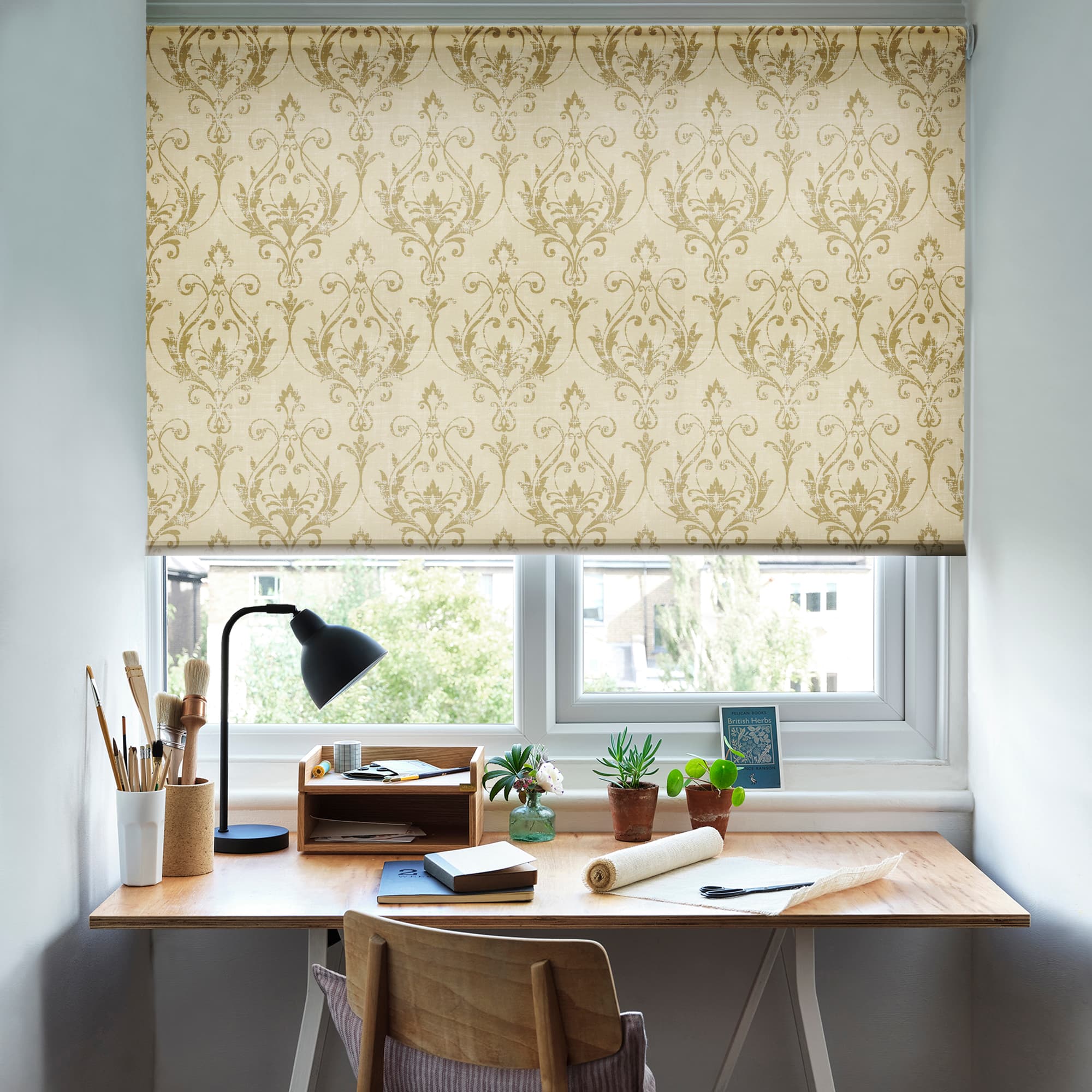 Vallis Champagne Roller blind