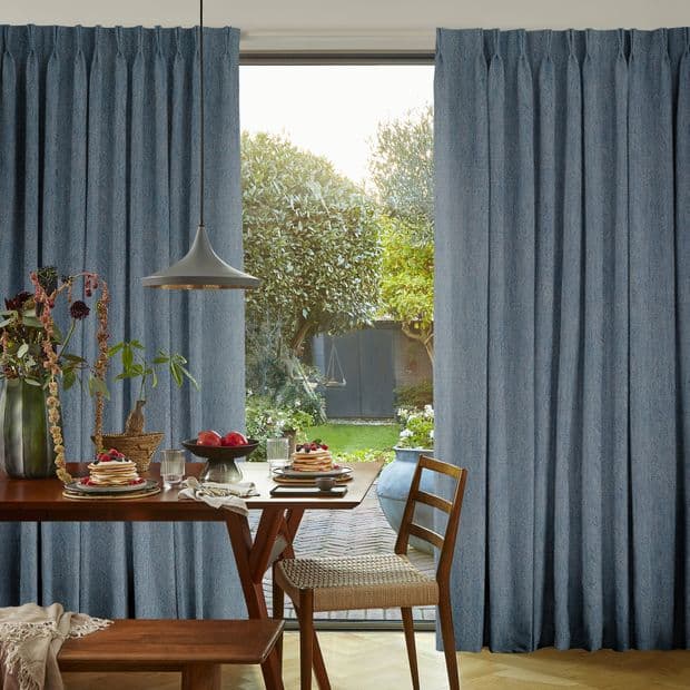 Bailey Stone Blue Curtain