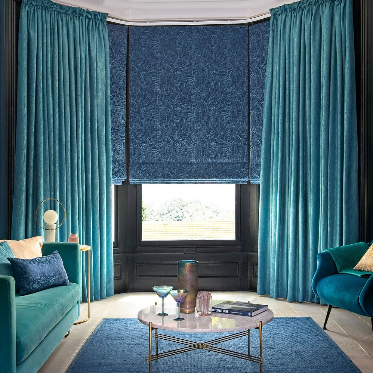 Surface Peacock Curtain