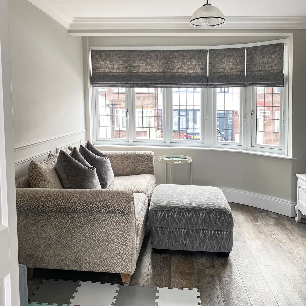 Allure Slate Roman blind