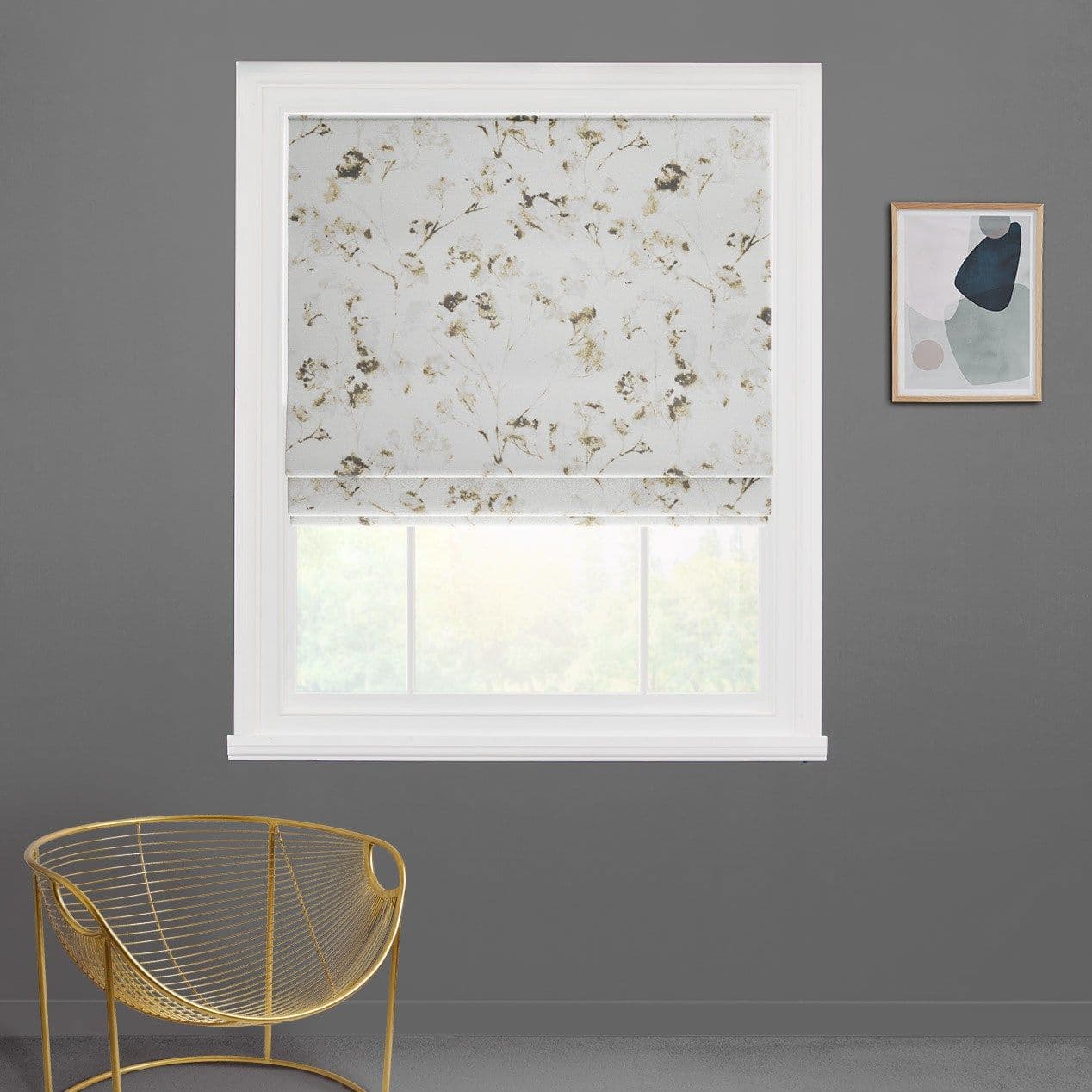 Haze Somber Roman Blind